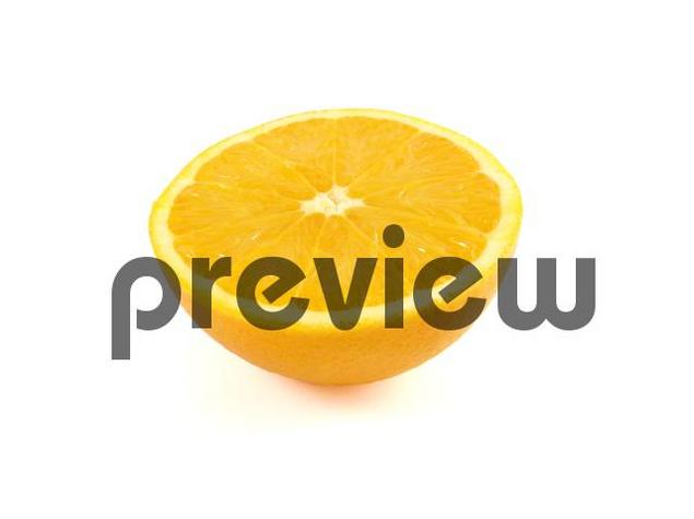 Product picture Orange Half Stock Photo - Royalty Free Image
